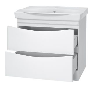 Напольная тумба под раковину Misty Элвис 80см белый